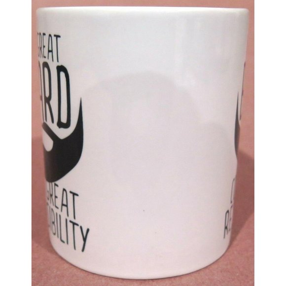 WITH GREAT BEARD COMES GREAT RESPONSIBILITY Coffee Cup Mug by Inkjet - Picture 5 of 8